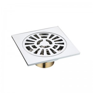 Square floor trap drain waste