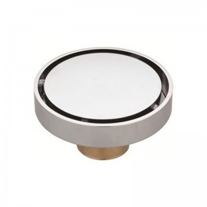 Bathroom brass round floor hidden shower room drain