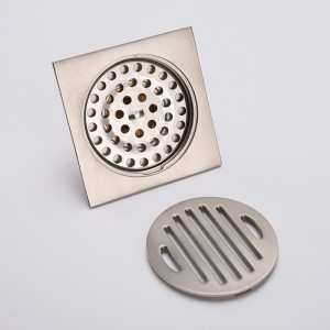 Shower floor drain trap